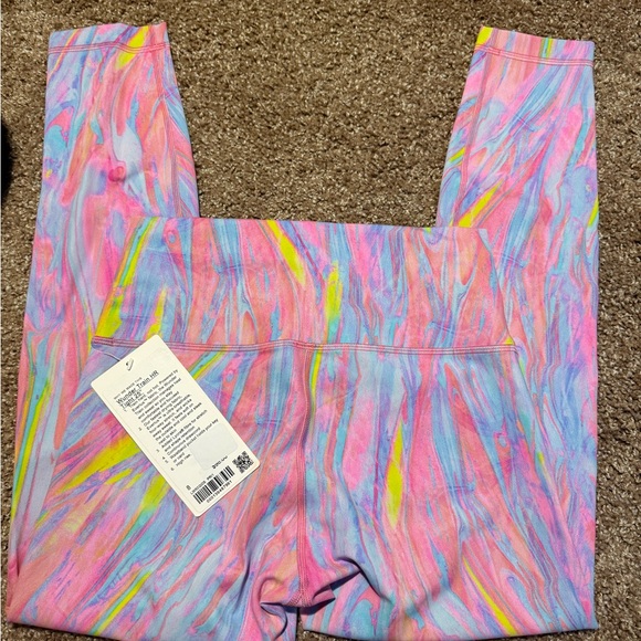 lululemon athletica marbled wunder train HR tight 25” - Picture 3 of 4